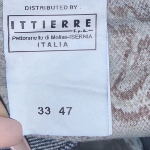 𝅺JUST Cavalli men dark blue straight leg distressed jeans size 33 47 - Picture 7 of 16